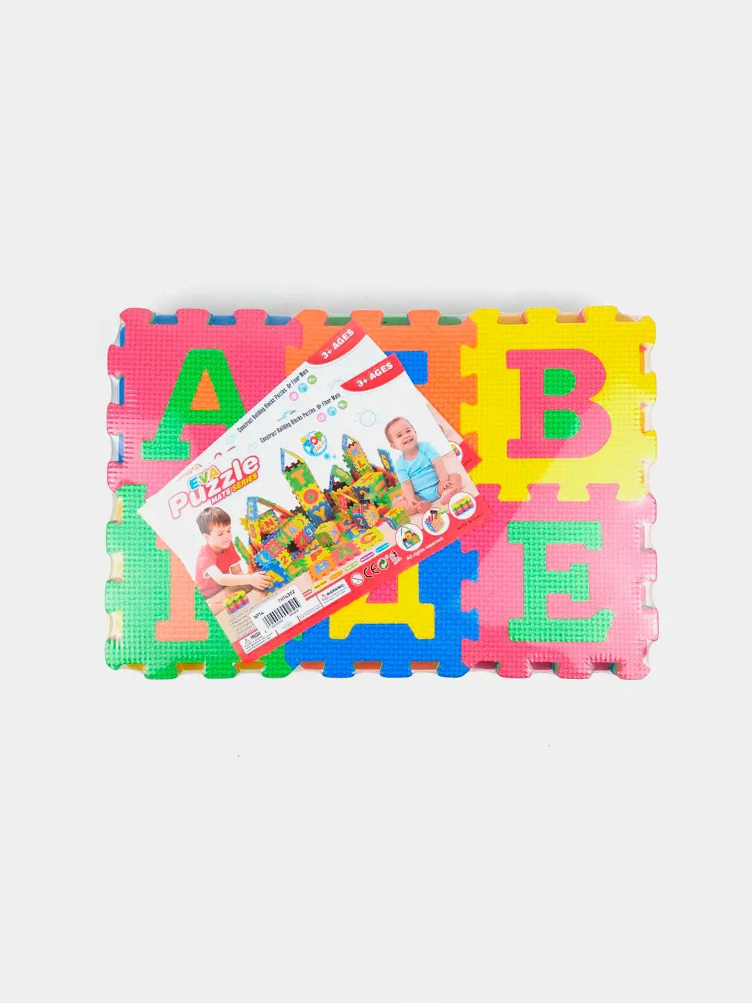 ABV Puzzle gilamchasi, Harflar va raqamlar, Erta yoshdagi bolalar uchun, Xavfsiz EVA — 5-rasm