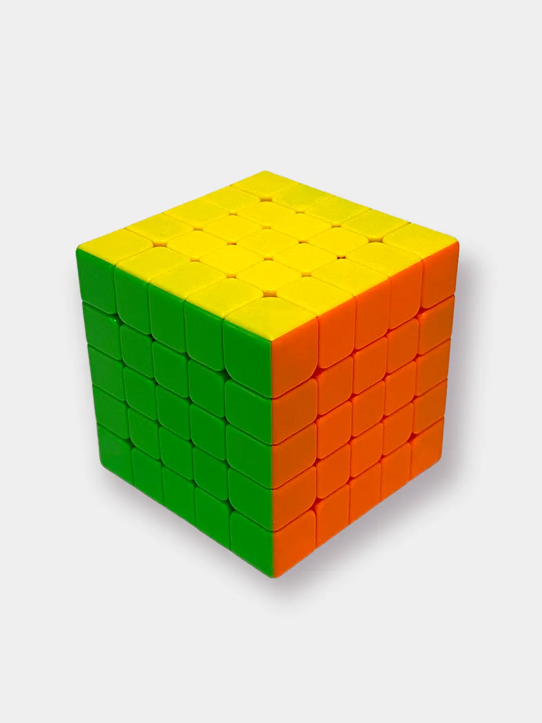 Rubik kubigi 5x5, Takomillashgan boshqotirma, Mantiq va xotirani rivojlantirish uchun, Sifatli plastmassa — 4-rasm