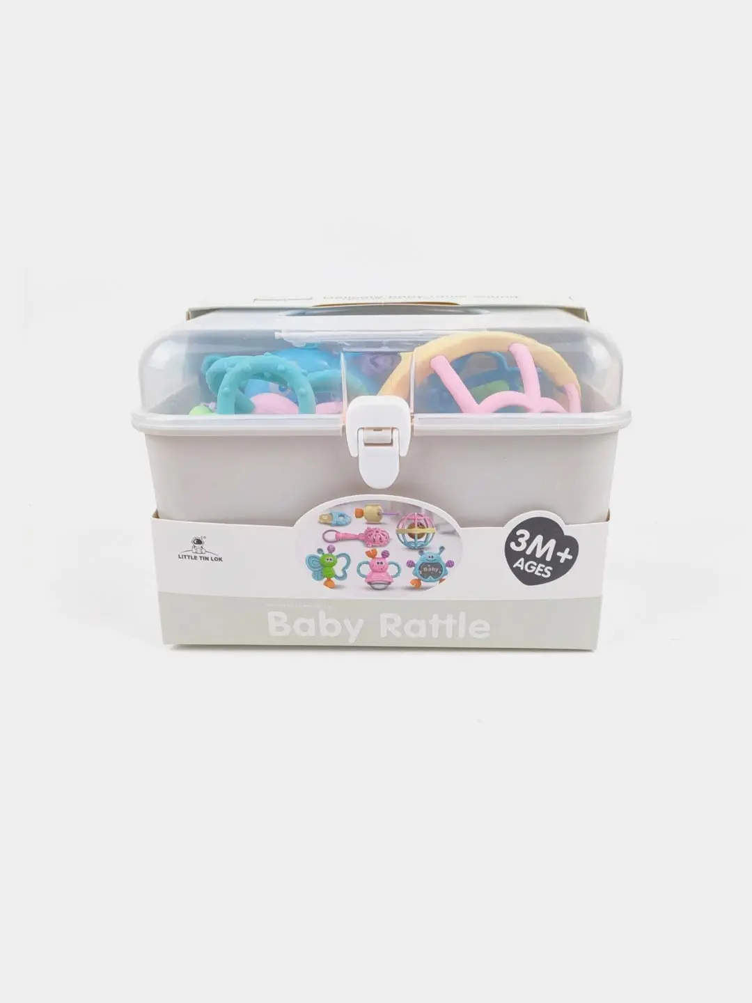 Набор погремушек Baby Rattle, Развивающие игрушки для детей от 3 месяцев, Безопасный пластик