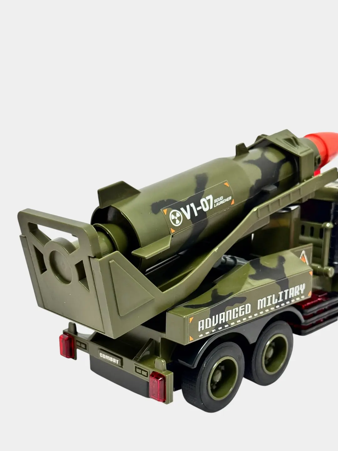 Launcher harbiy raketa mashinasi chiroqli va ovozli inertsion 1:16 — 7-rasm