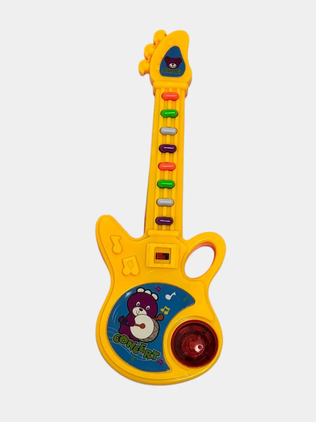 Bolalar uchun rivojlantiruvchi gitara, Yorug'lik va tovush effektli musiqiy o'yinchoq, Kichkintoylar va maktabgacha yoshdagilar uchun — 5-rasm
