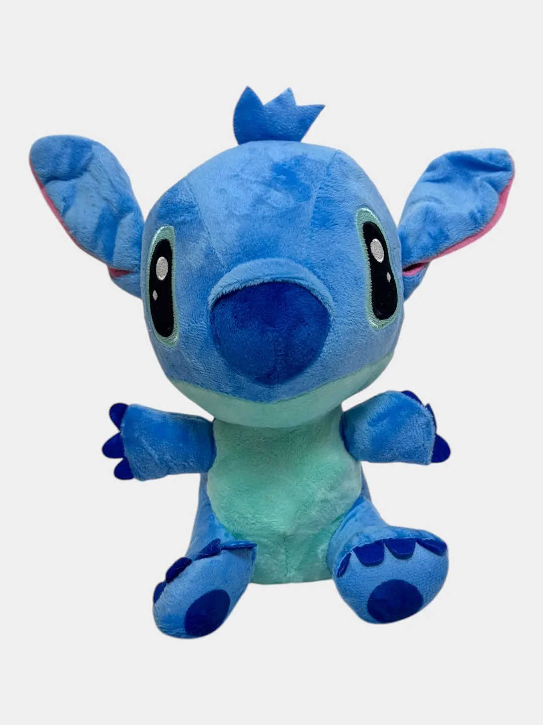 Plush Stich o'yinchoq yumshoq ko'k-yashil 18 sm rivojlantiruvchi. — 2-rasm