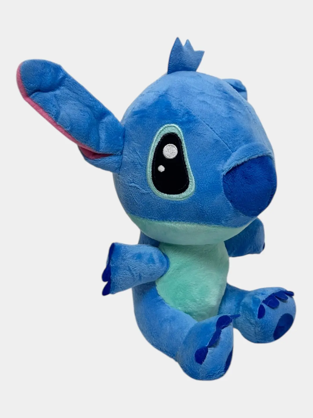 Plush Stich o'yinchoq yumshoq ko'k-yashil 18 sm rivojlantiruvchi. — 3-rasm
