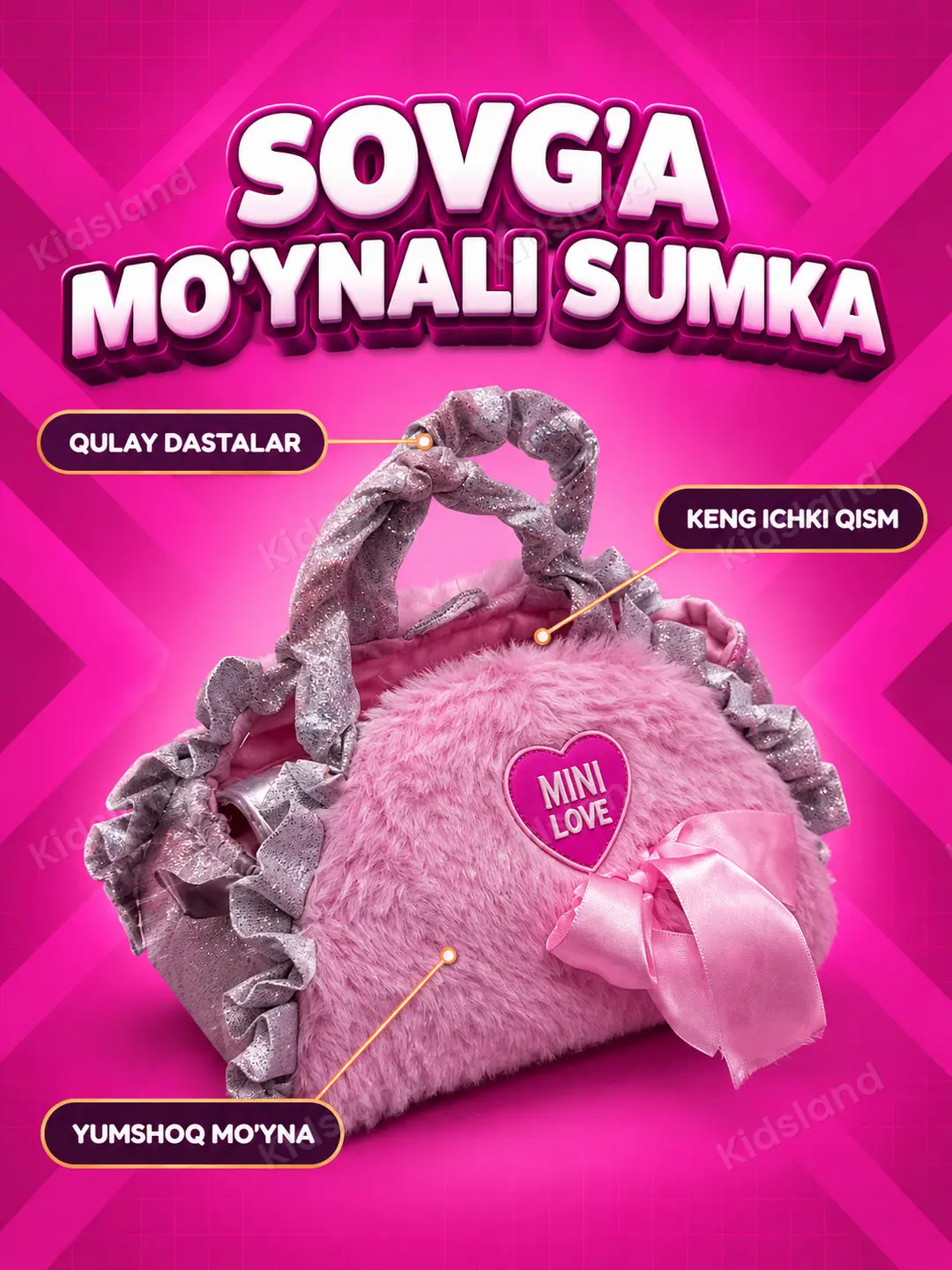 Bolalar kosmetika sumkasi rivojlantiruvchi, rol o'yinlari, mayda motorika, 3+ yosh. — 3-rasm