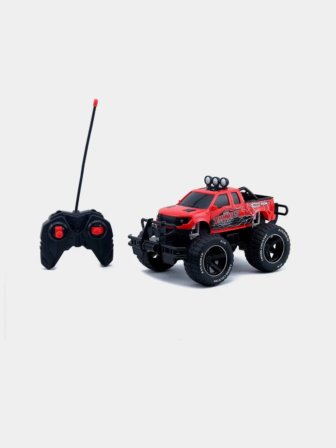 Masofaviy boshqariladigan Raptor yo'ltanlamas monster-trak 1:14 rezina shinali — 2-rasm