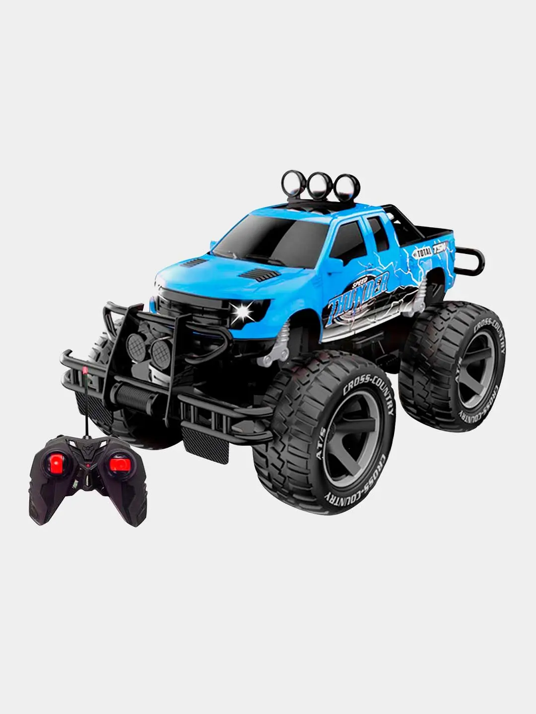 Masofaviy boshqariladigan Raptor yo'ltanlamas monster-trak 1:14 rezina shinali — 3-rasm