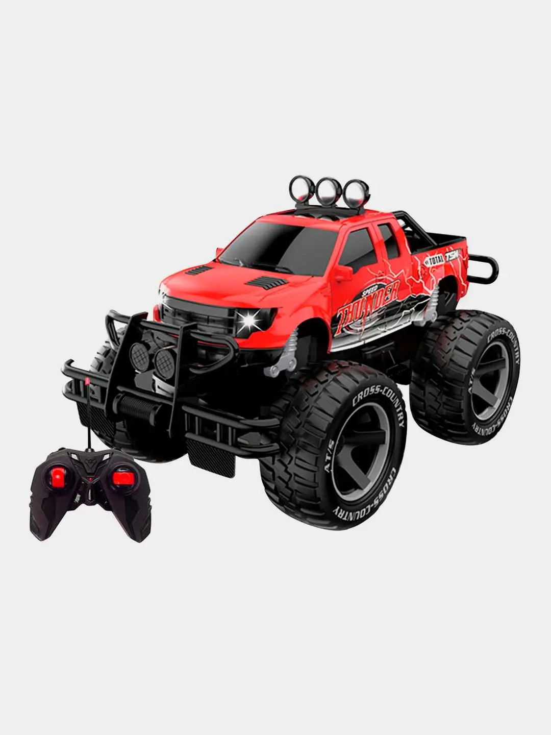 Masofaviy boshqariladigan Raptor yo'ltanlamas monster-trak 1:14 rezina shinali — 4-rasm