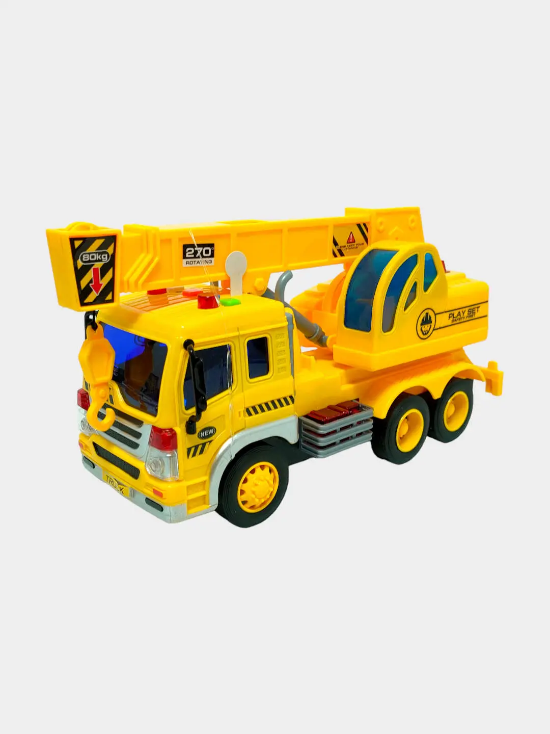Wenyi Builder iyer modelli avtokran, Aylanuvchi strela, 3+ yoshli bolalar uchun, Rolli o'yinlar — 4-rasm