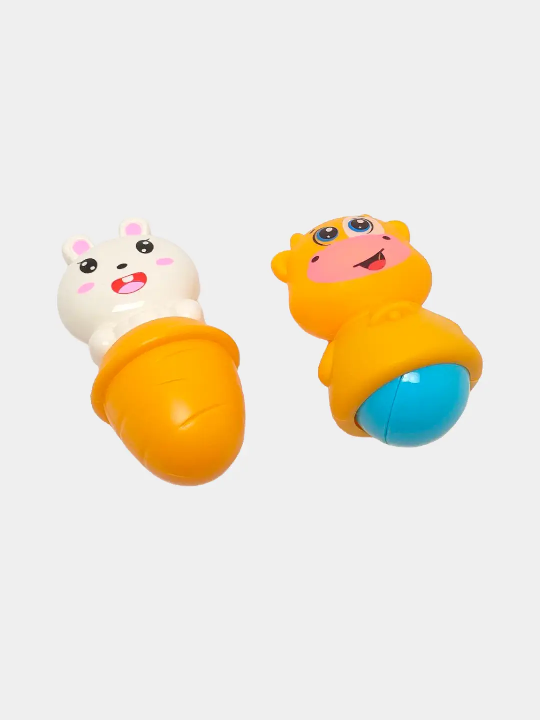 Baby Rattle Cherpak, Yumshoq, Yangi tug'ilgan chaqaloqlar uchun, Tish chiqaruvchi bilan — 5-rasm