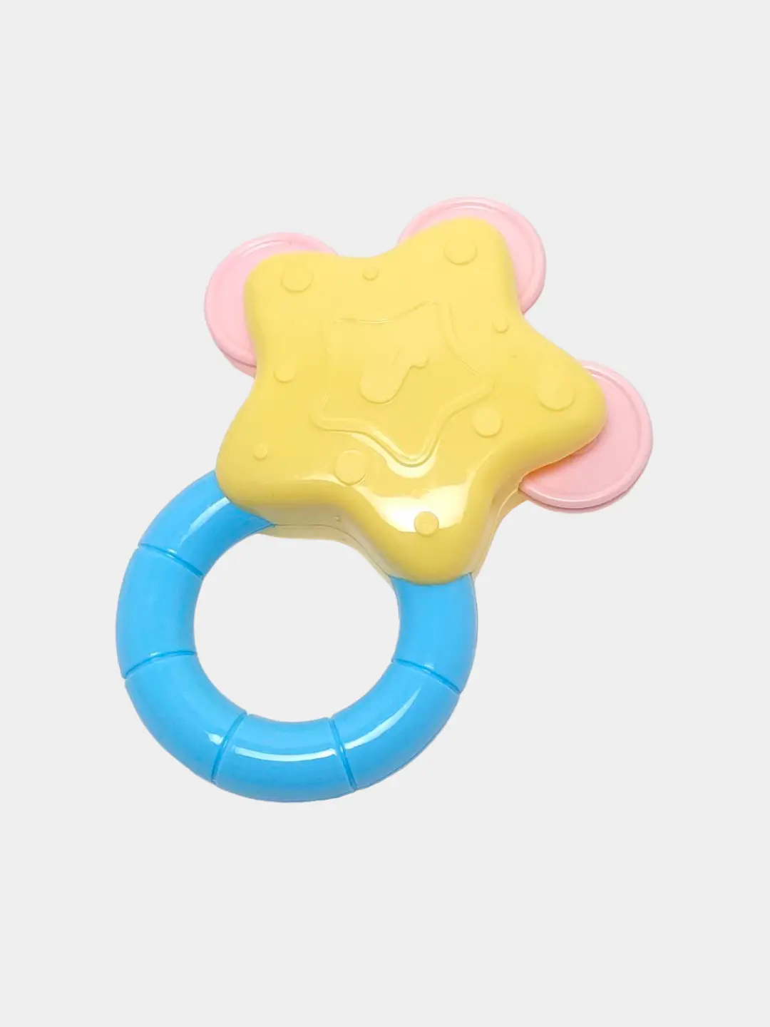 Baby Rattle Cherpak, Yumshoq, Yangi tug'ilgan chaqaloqlar uchun, Tish chiqaruvchi bilan — 6-rasm