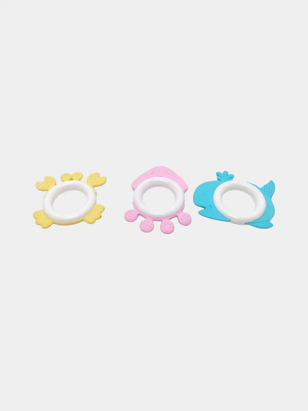 Baby Rattle Cherpak, Yumshoq, Yangi tug'ilgan chaqaloqlar uchun, Tish chiqaruvchi bilan — 7-rasm