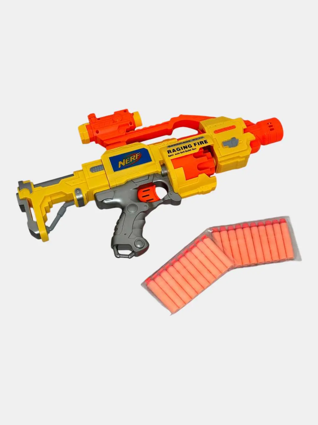 Zombie Strike o'yinchoq pistoleti, Hammer-action, 6+ yosh bolalar uchun, Xavfsiz o'qlar — 3-rasm