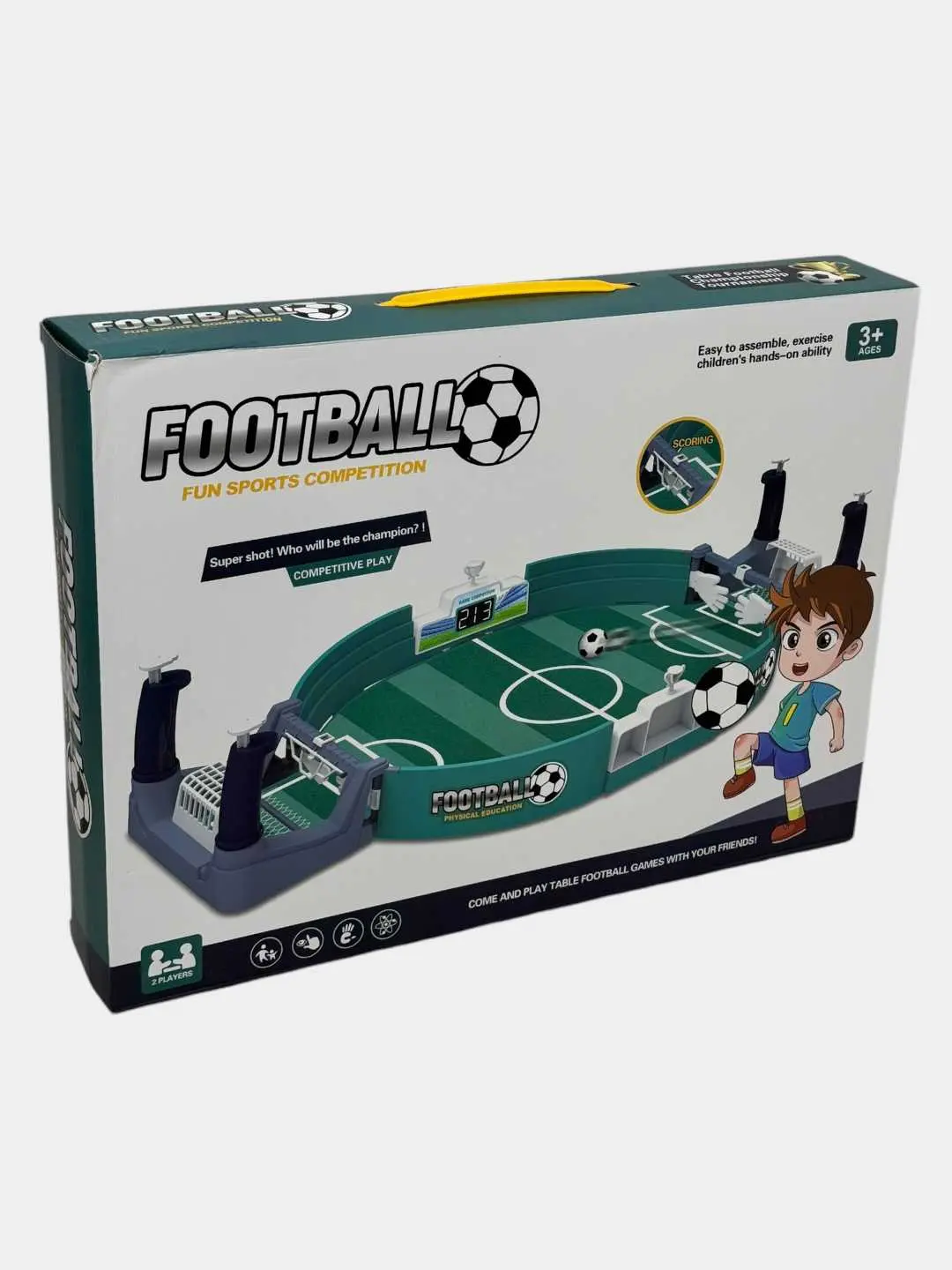 Art. 2021 stol futboli bolalar rivojlantiruvchi yashil 60x45x10 sm.