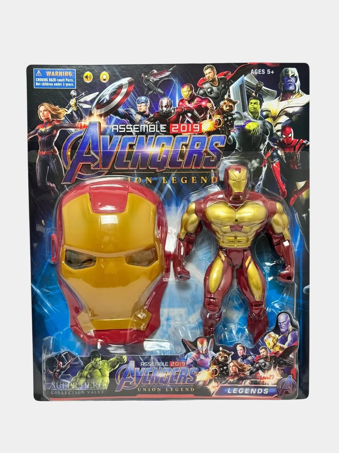Superqahramon niqobi va figurkasi, ro'yxalash o'yinlari uchun, 5+ yosh — 4-rasm