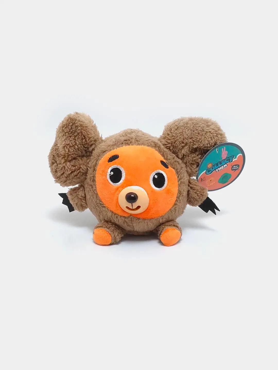 Cheburashka yumshoq o'yinchoq, yorqin yuzli pelüş personaj, yangi tug'ilgan chaqaloqlar va kichkintoylar uchun, quchoqlash va uxlash uchun xavfsiz materiallar