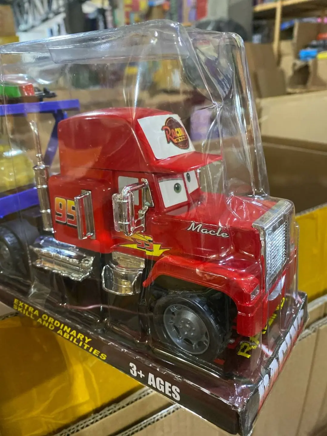 Mashina Taching Trailer Mini Mashinalar Bilani, Inersion Avtovoz, 3 yoshdan katta bolalar uchun — 2-rasm