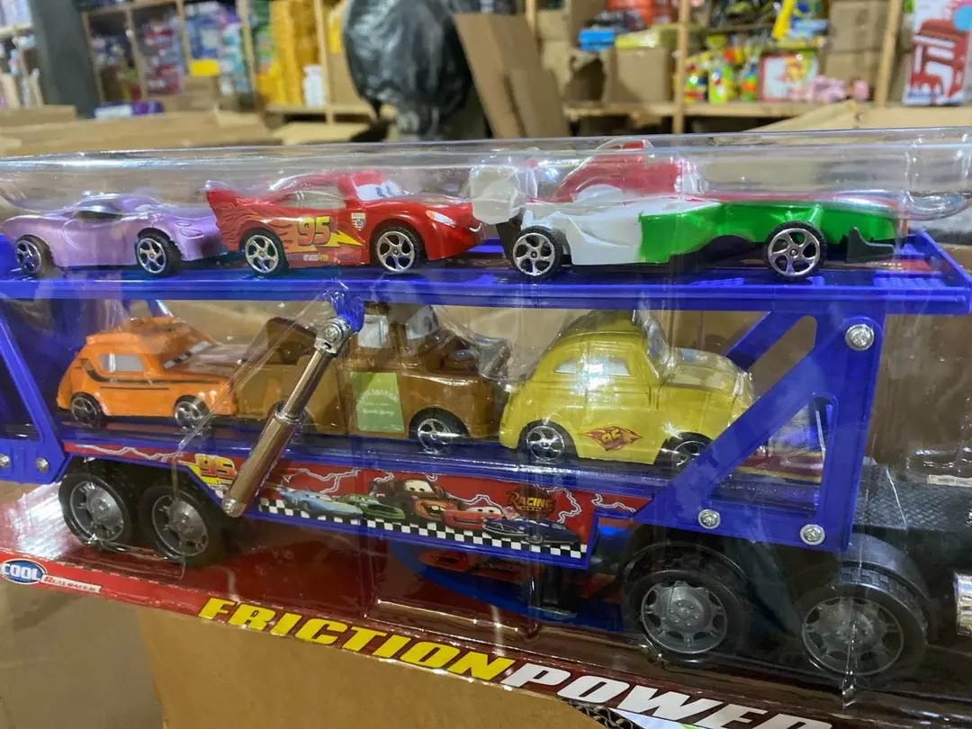 Mashina Taching Trailer Mini Mashinalar Bilani, Inersion Avtovoz, 3 yoshdan katta bolalar uchun — 3-rasm