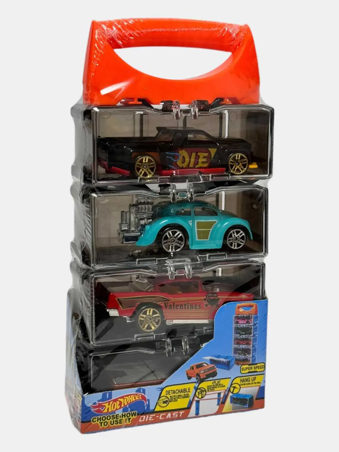 Металлические машинки Hot Wheels 4 в 1 для детей Монтессори