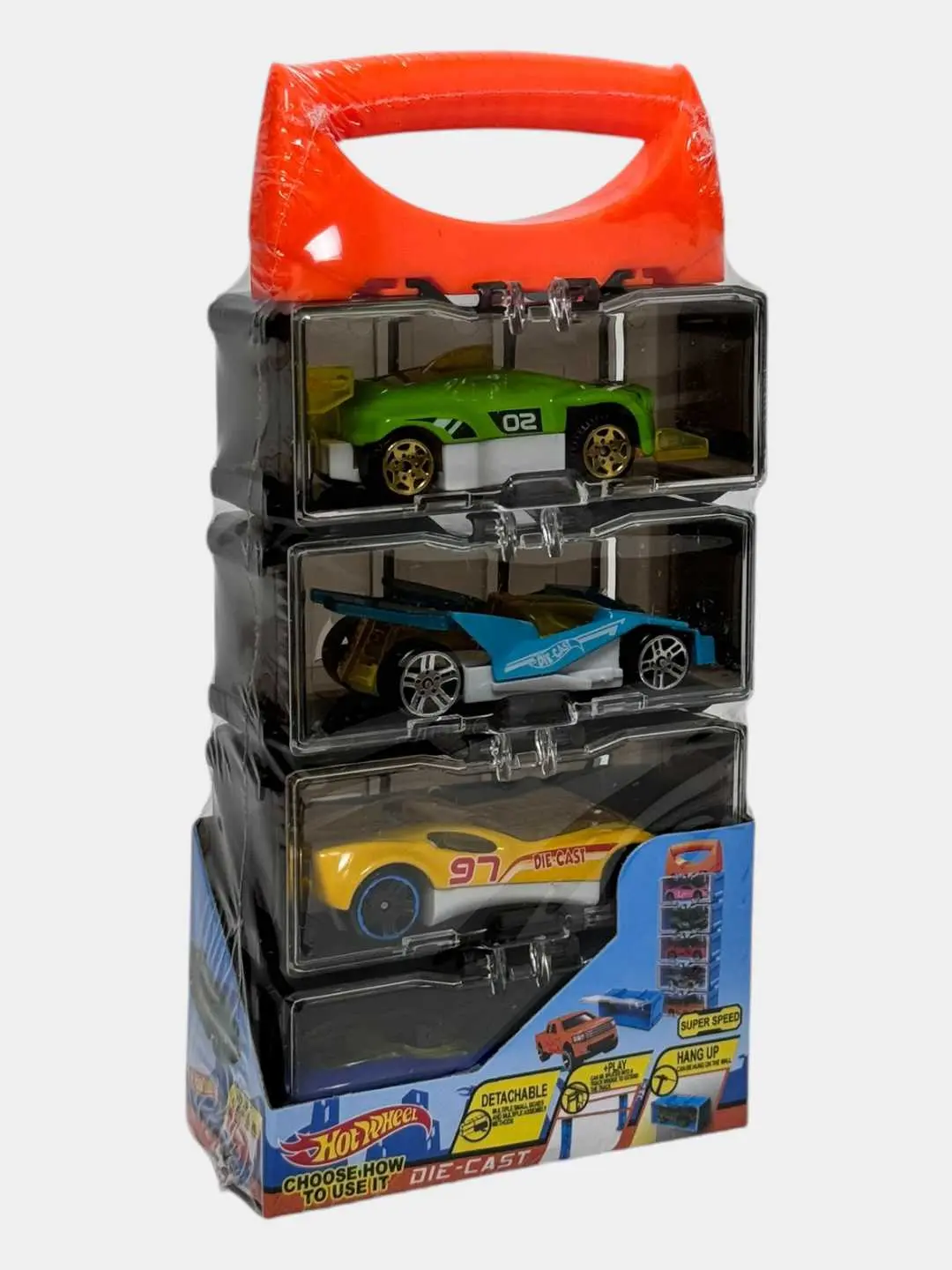 Metall Hot Wheels mashinalar 4ta bolalar uchun Montessori uslubida — 3-rasm