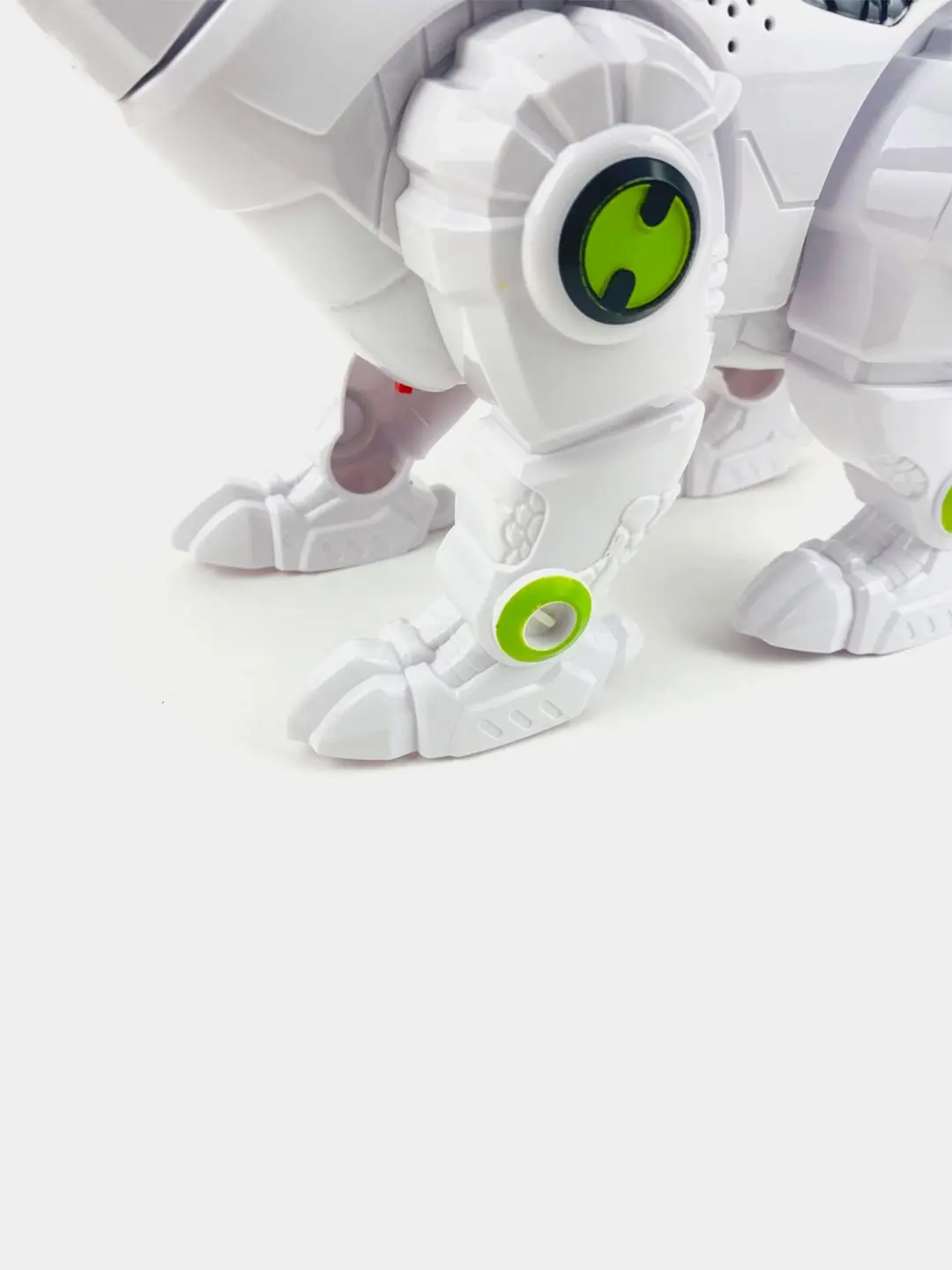 Robot Dinazavr Interaktiv, Oq/Qora/Neon Yagil, 5 yoshdan oshgan bolalar uchun, Motorika rivojlantiradi — 5-rasm