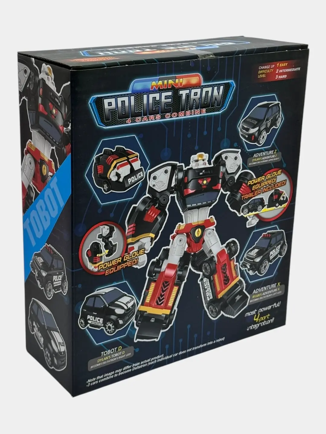 Tobot Police Tron transformator bolalar rivojlanish roboti mashina 4+ — 2-rasm