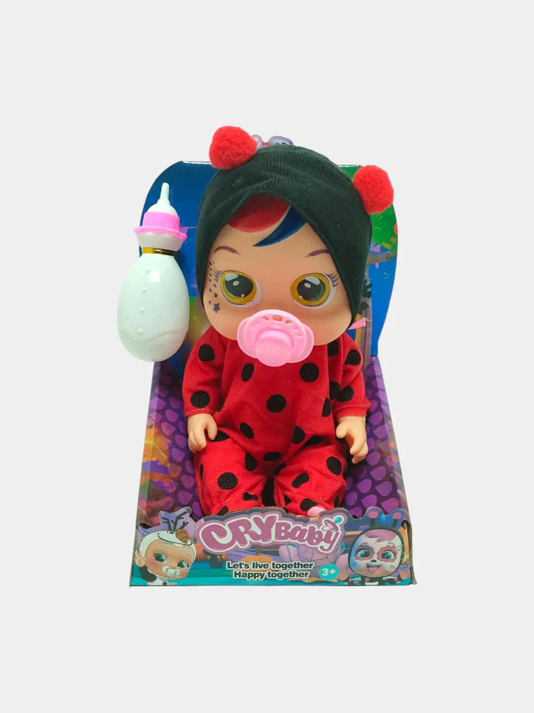 Rivojlantiruvchi Cry Baby K2030 sensorli stimulatsiya uchun teksturali qo'g'irchoq.