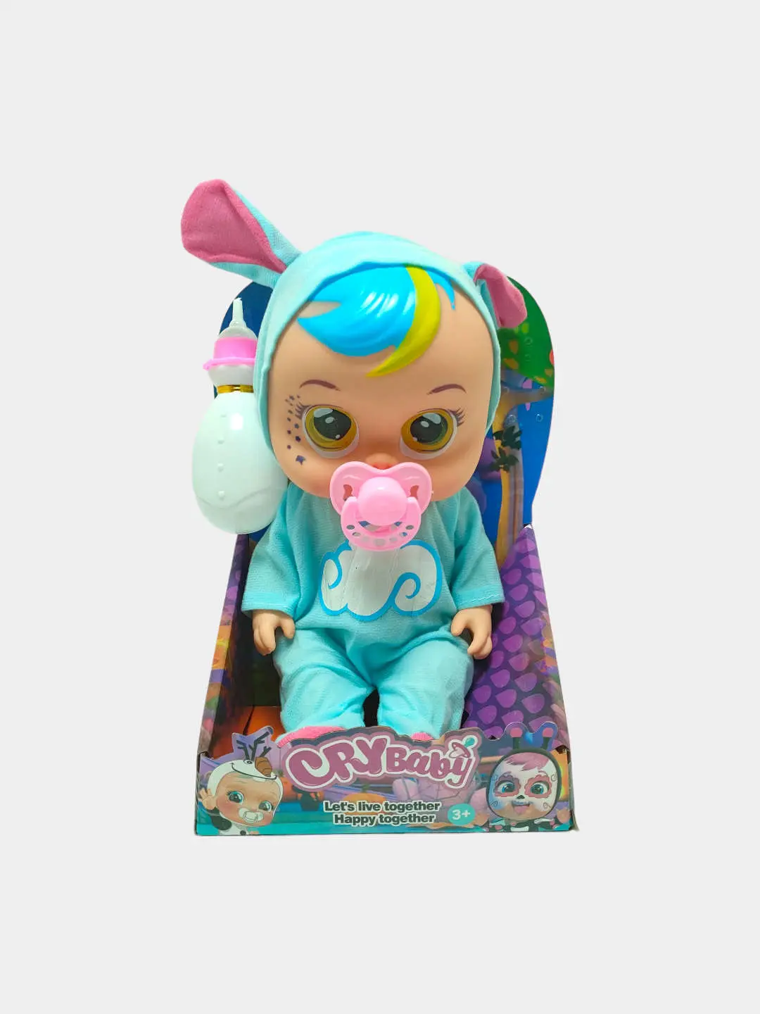 Rivojlantiruvchi Cry Baby K2030 sensorli stimulatsiya uchun teksturali qo'g'irchoq. — 3-rasm