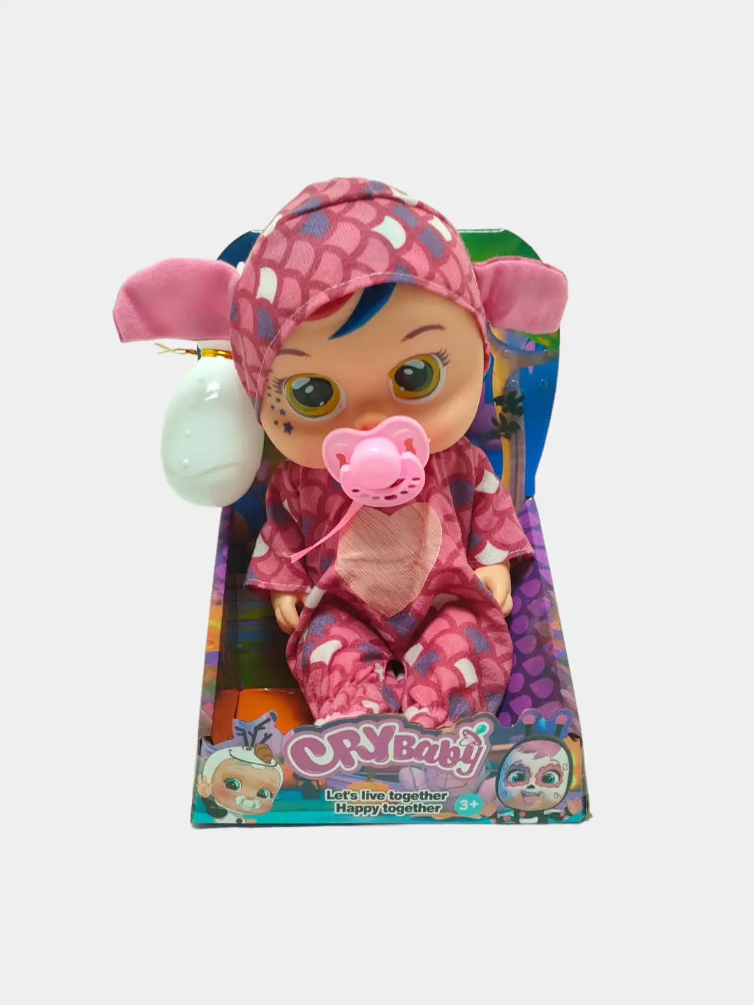 Rivojlantiruvchi Cry Baby K2030 sensorli stimulatsiya uchun teksturali qo'g'irchoq. — 4-rasm