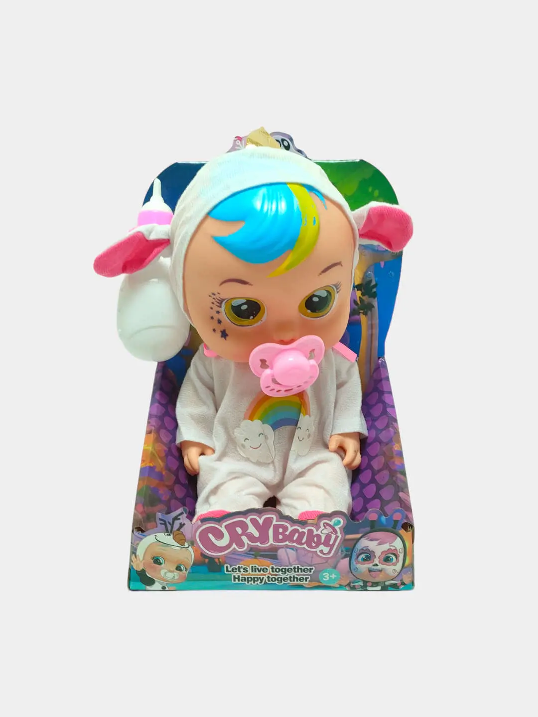 Rivojlantiruvchi Cry Baby K2030 sensorli stimulatsiya uchun teksturali qo'g'irchoq. — 6-rasm
