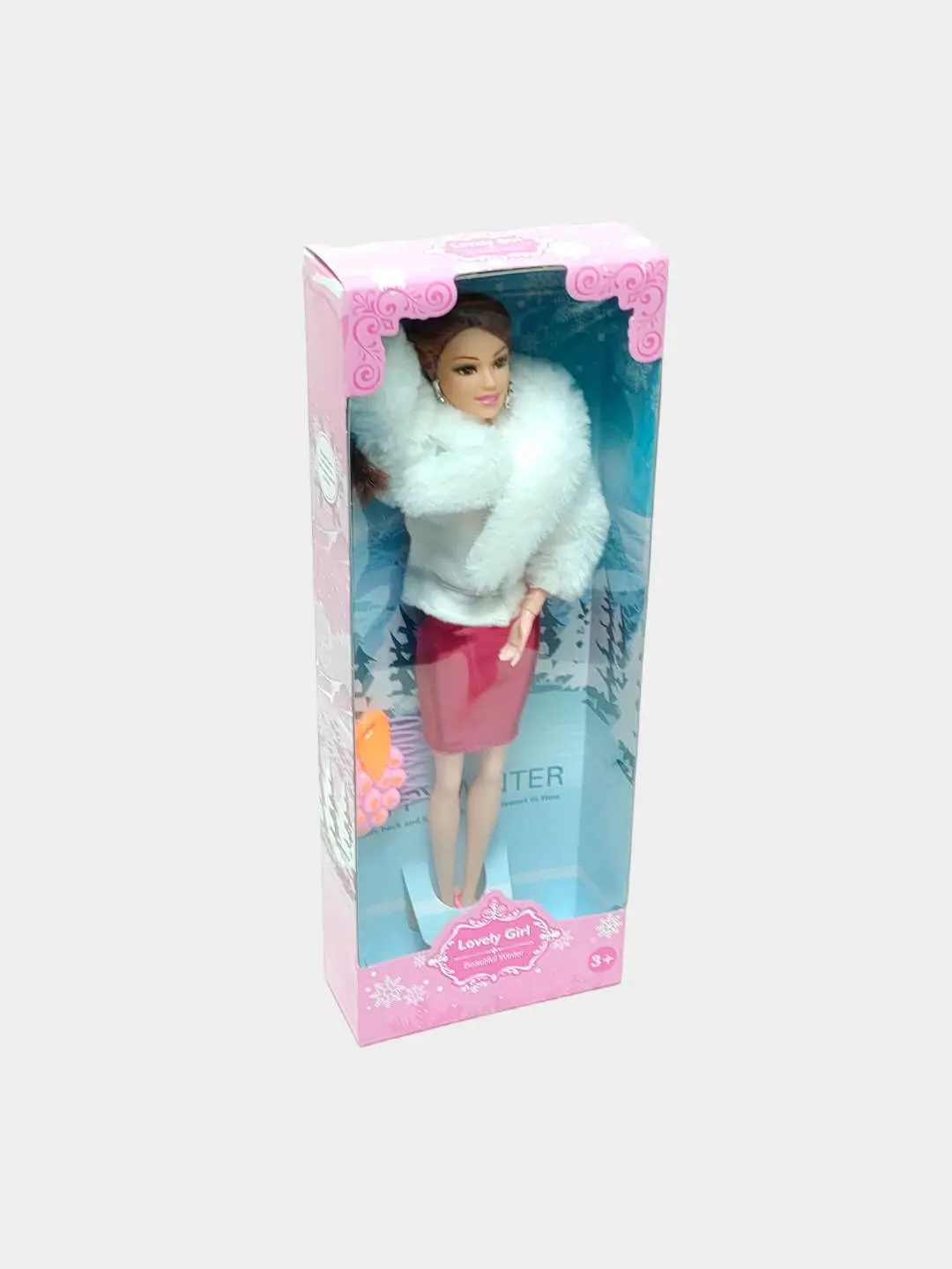 Lovely Girl qo'g'irchog'i, 32 sm, qishki ko'rinishda, 3+ yoshli bolalar uchun