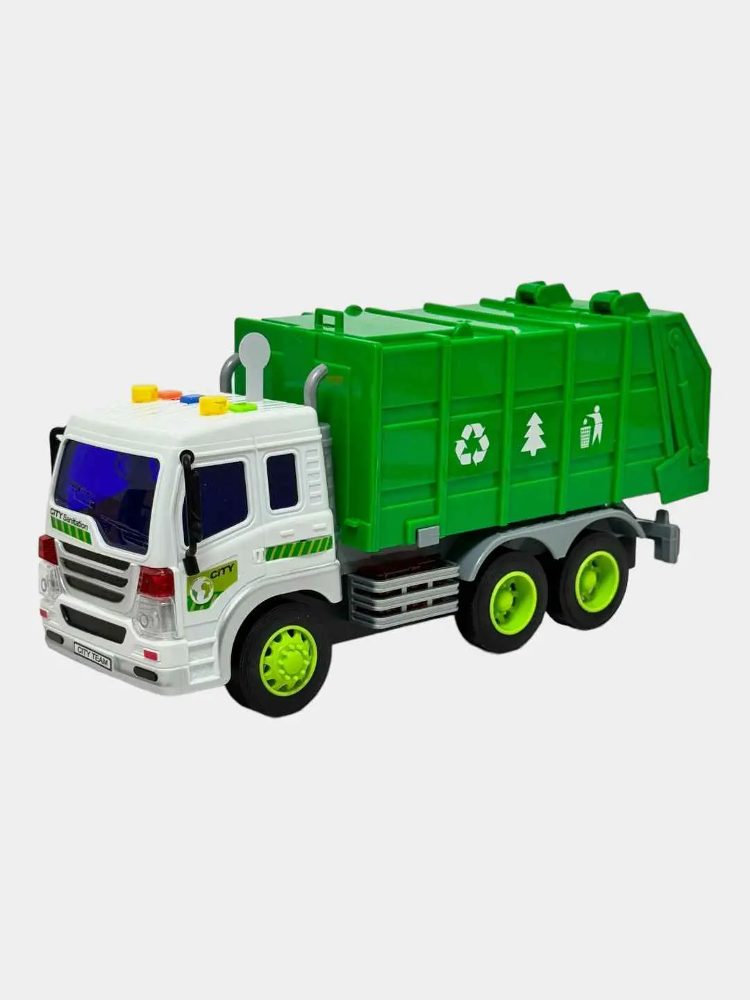 Musorovoz o'yinchoq WENYI Purifier 1:16 inersion chiroqli va ovozli bolalar uchun — 2-rasm