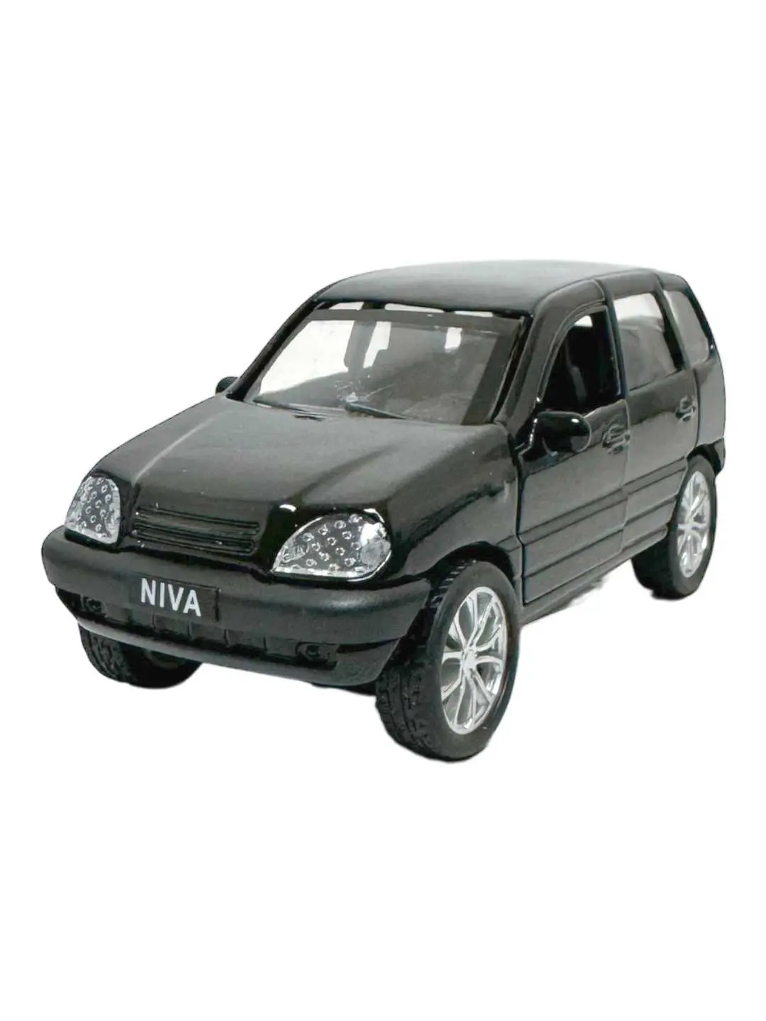 NIVA 6902 bolalar mashinasi realistik qora 11 sm o'lchamli.