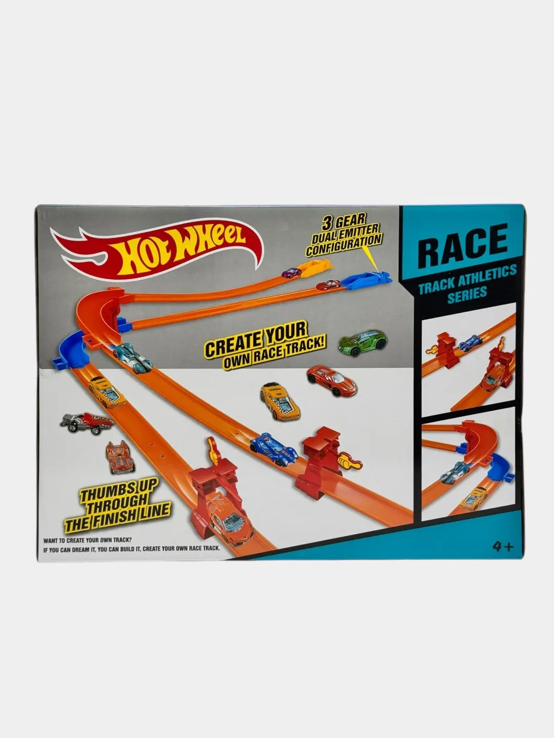 Hot Wheel 3 yo'nalishdagi bolalar uchun poyezd trek — 3-rasm