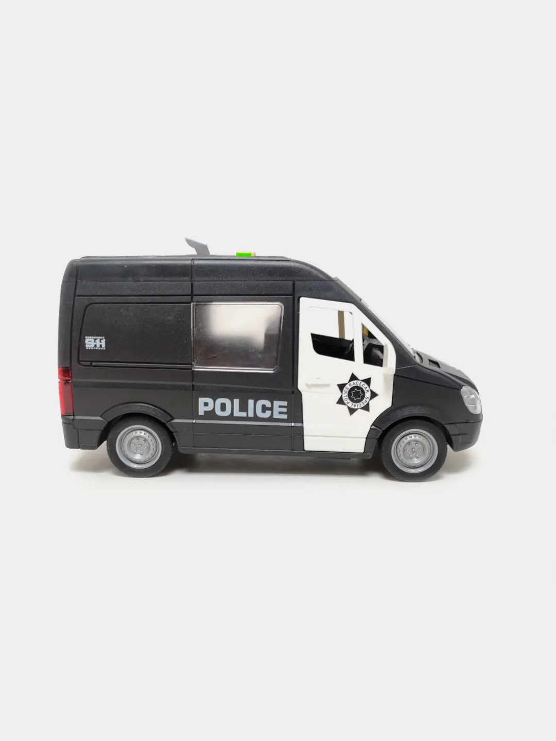 Politsiya furgoni Rescue WENYI inersion, chiroqli va ovozli, 1:16 — 4-rasm