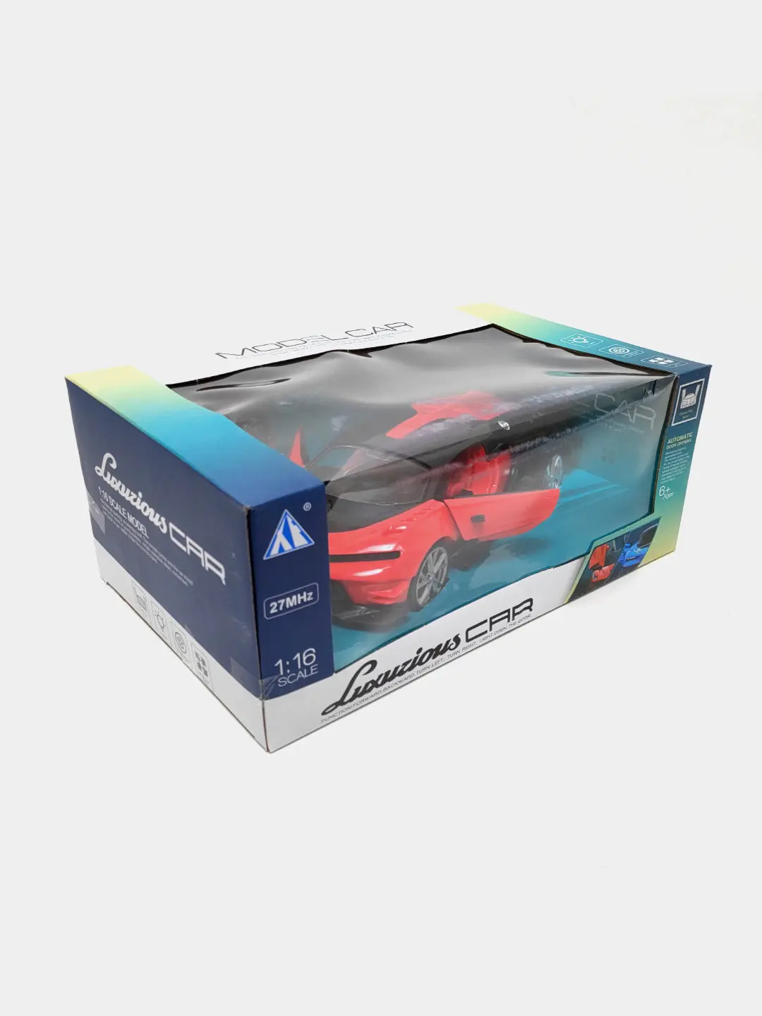 Bugatti radio boshqariladigan sport mashina ko'k bolalar uchun 1:16 — 3-rasm