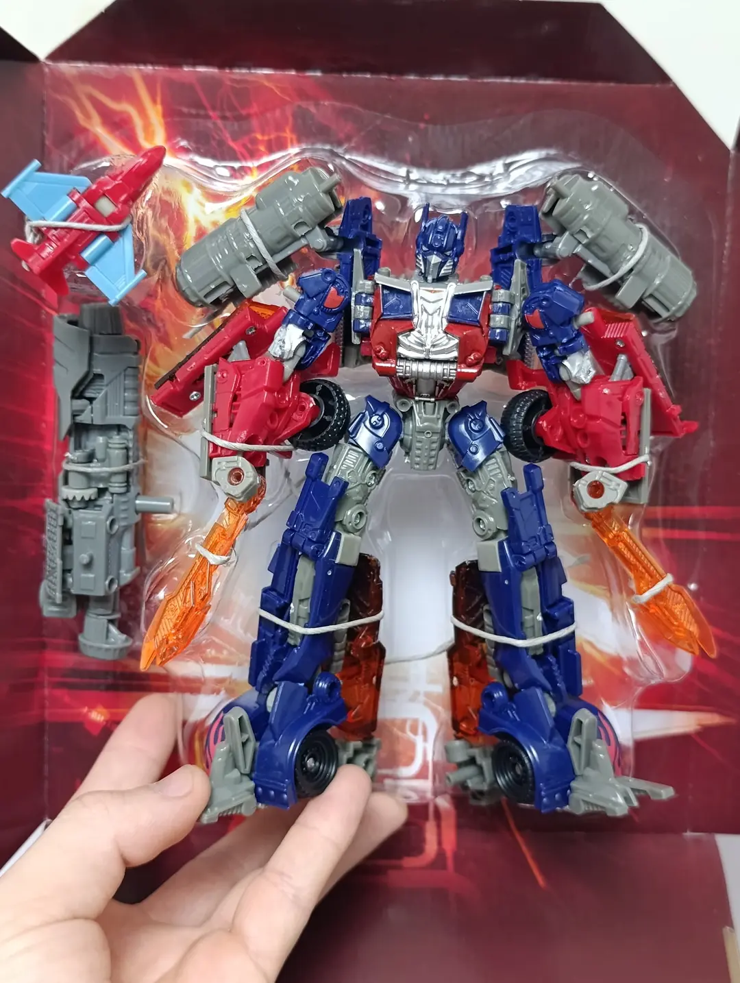 Transformer Optimus Prime robot-yuk mashinasi 5+ rivojlantiruvchi yorqin — 5-rasm