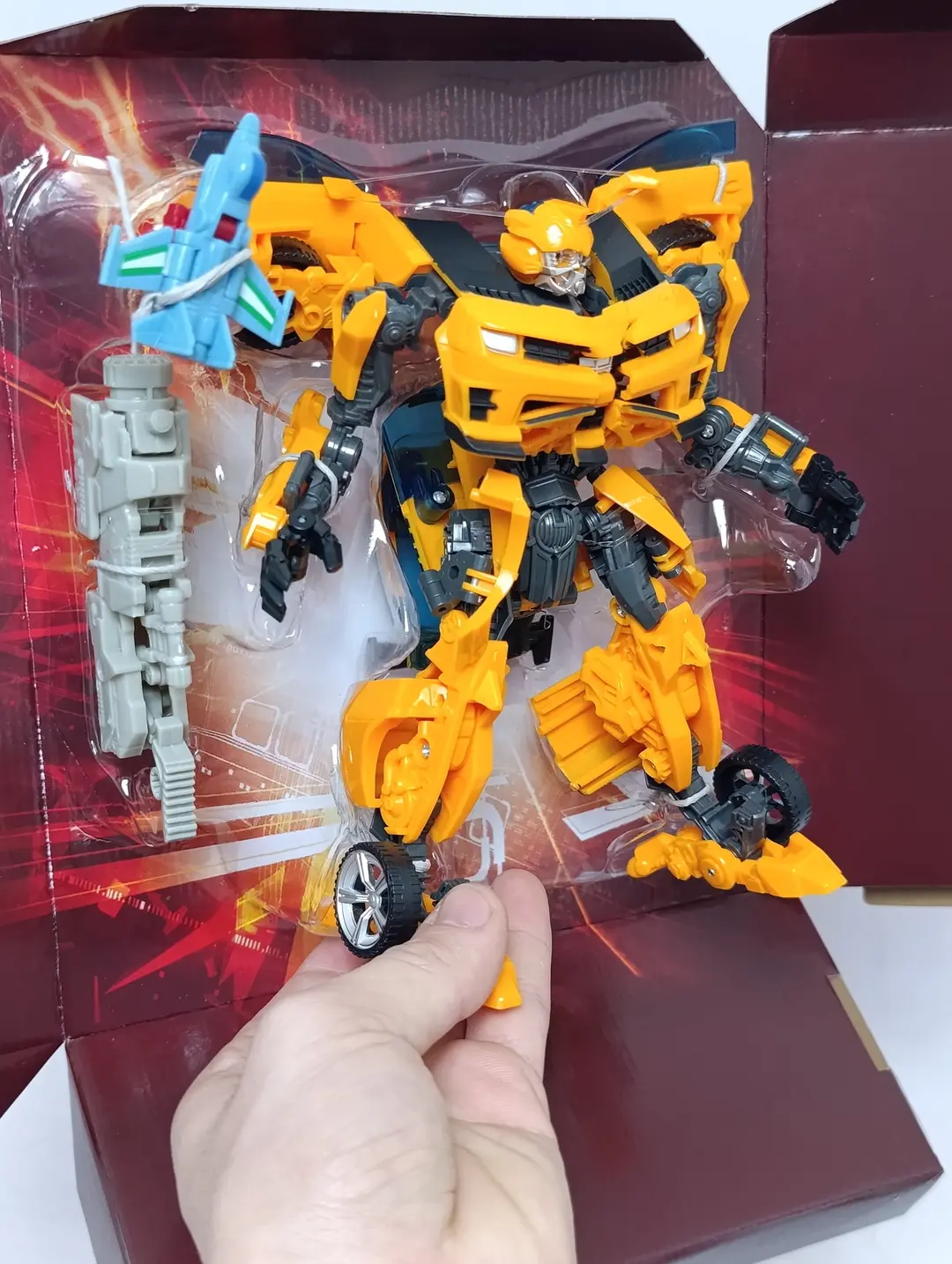 Transformer Optimus Prime robot-yuk mashinasi 5+ rivojlantiruvchi yorqin — 9-rasm