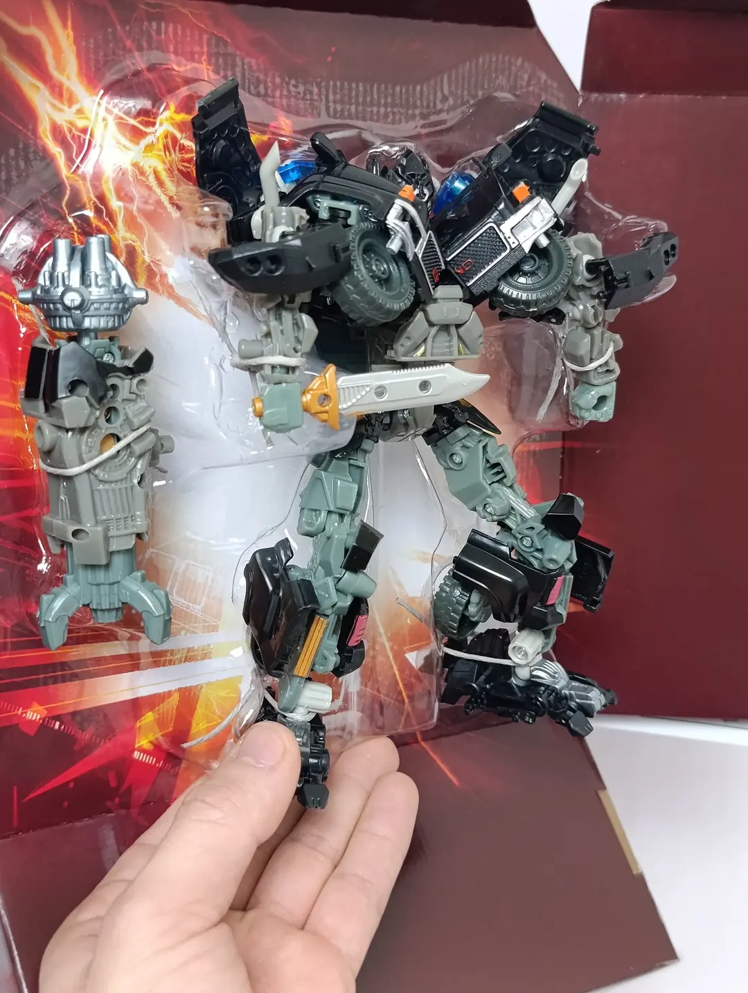 Transformer Optimus Prime robot-yuk mashinasi 5+ rivojlantiruvchi yorqin — 24-rasm