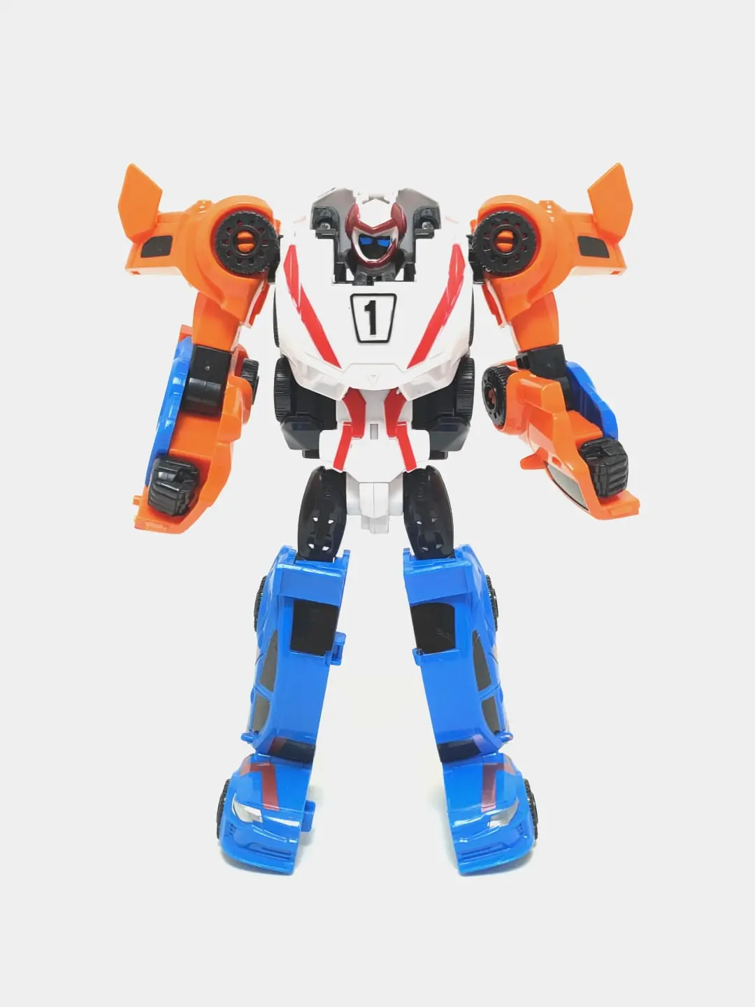 Tobot Champion: Raqobatchi Transformatsiya Qilib O'ynash Robot - 25 sm, Yana O'rganish Uchun Ideal Do'st (Kodni 03376)