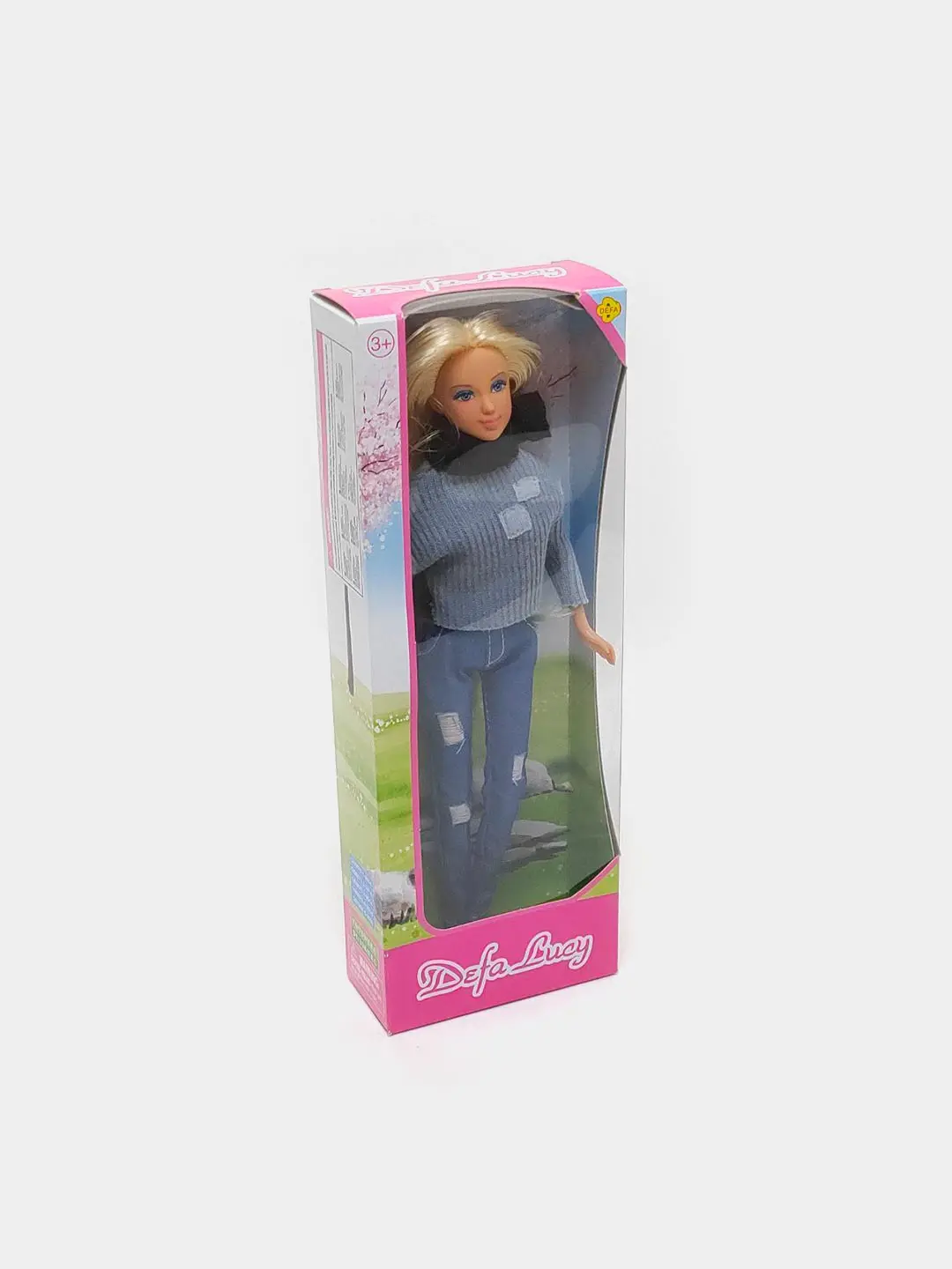 Кукла Defa Lucy 31,5 см, модная, в джинсах и свитере, для девочек от 3 лет, развивающая
