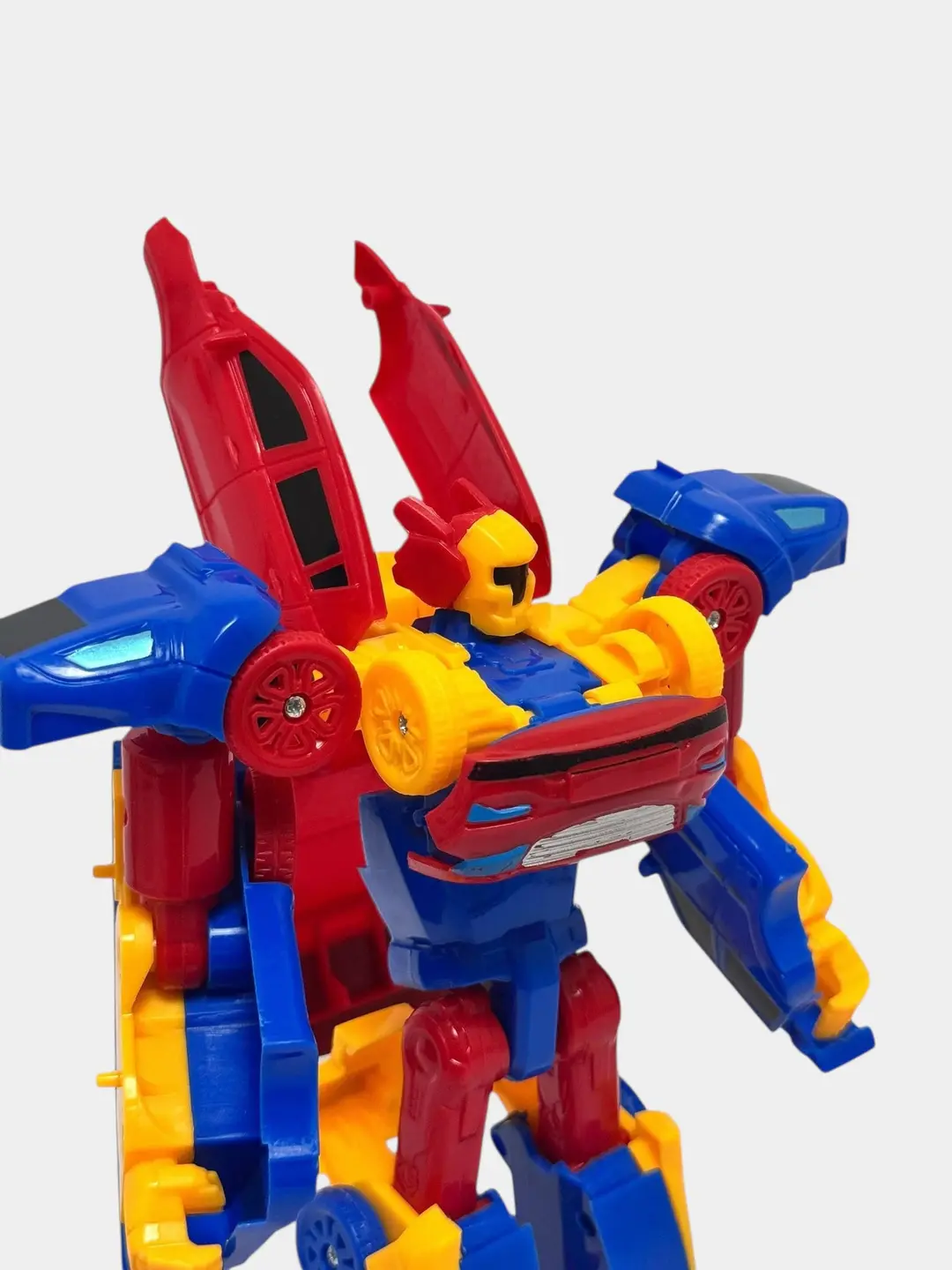 Tobot CP101 transformer robot, 3-in-1 mashina, ABS plastik, o'g'il bolalar uchun rivojlantiruvchi o'yinchoq — 4-rasm