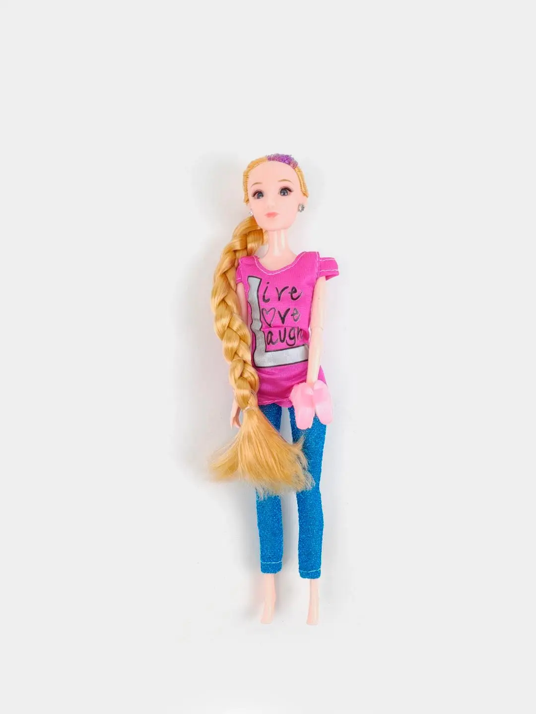 Fashionista qo'g'irchog'i 30 sm, zamonaviy, aksessuarlari bilan, rolli o'yinlar uchun — 4-rasm
