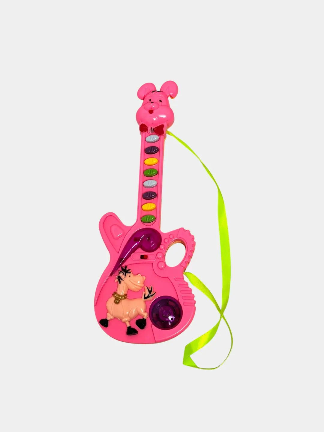 Bolalar uchun musiqa gitarasi, tugmachali va yoritgichli, 18 oydan boshlab kichkintoylar uchun, rivojlantiruvchi — 8-rasm