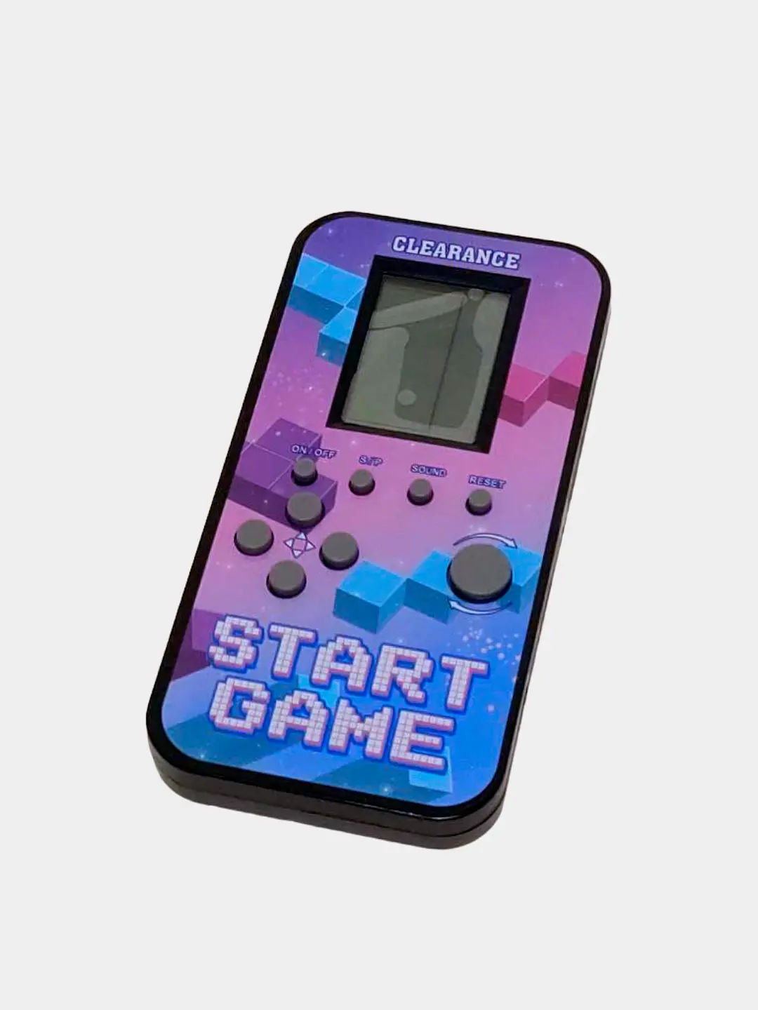 Portativ tetris, Piksel gradient, LCD-displey, 6+ yoshli bolalar va sayohatlar uchun Kod. 10090