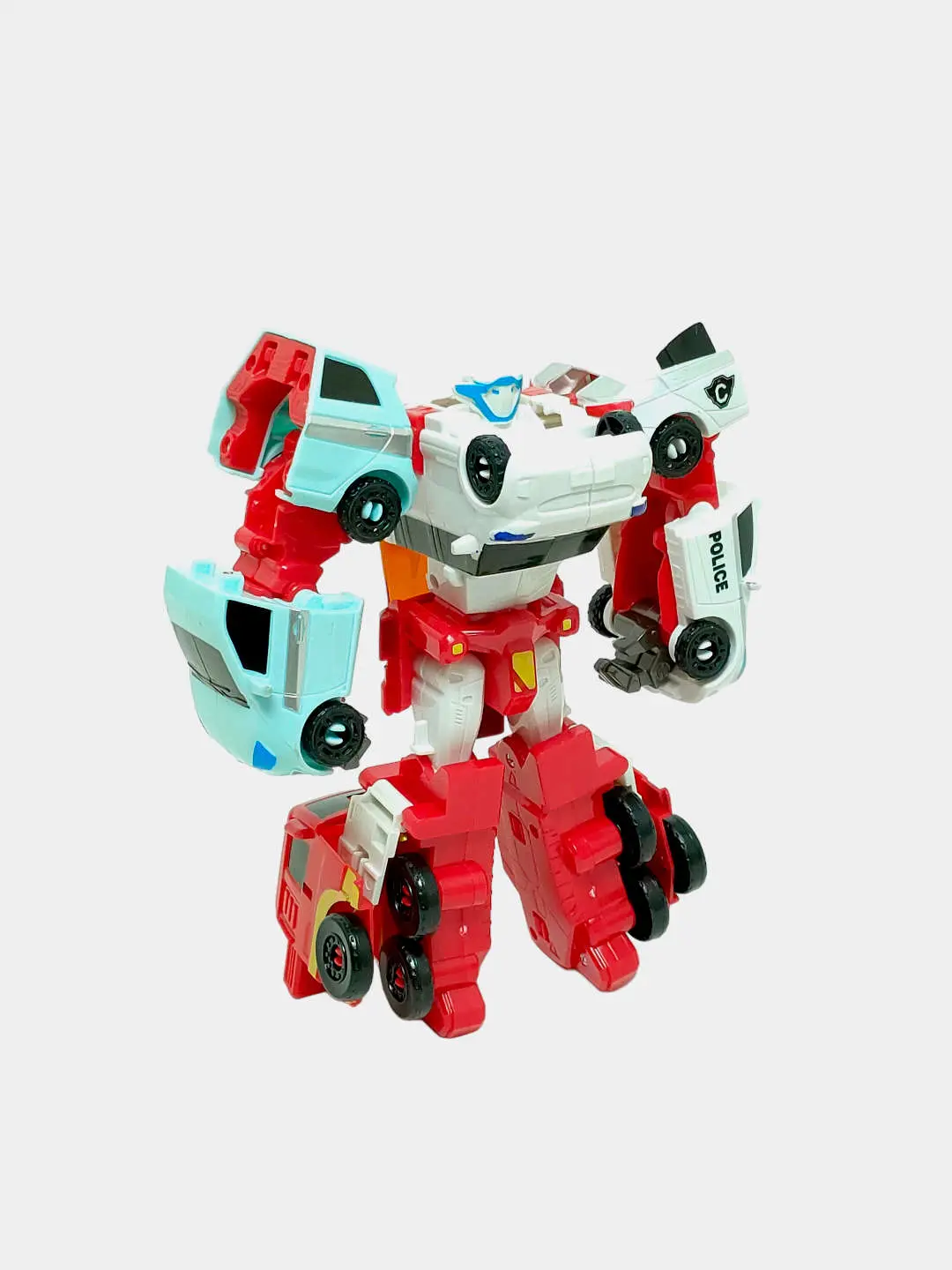 Robot Tobot Quatran Transformaciya, Politsiya mashinasi, 3 yoshdan boshlab bolalar uchun — 2-rasm