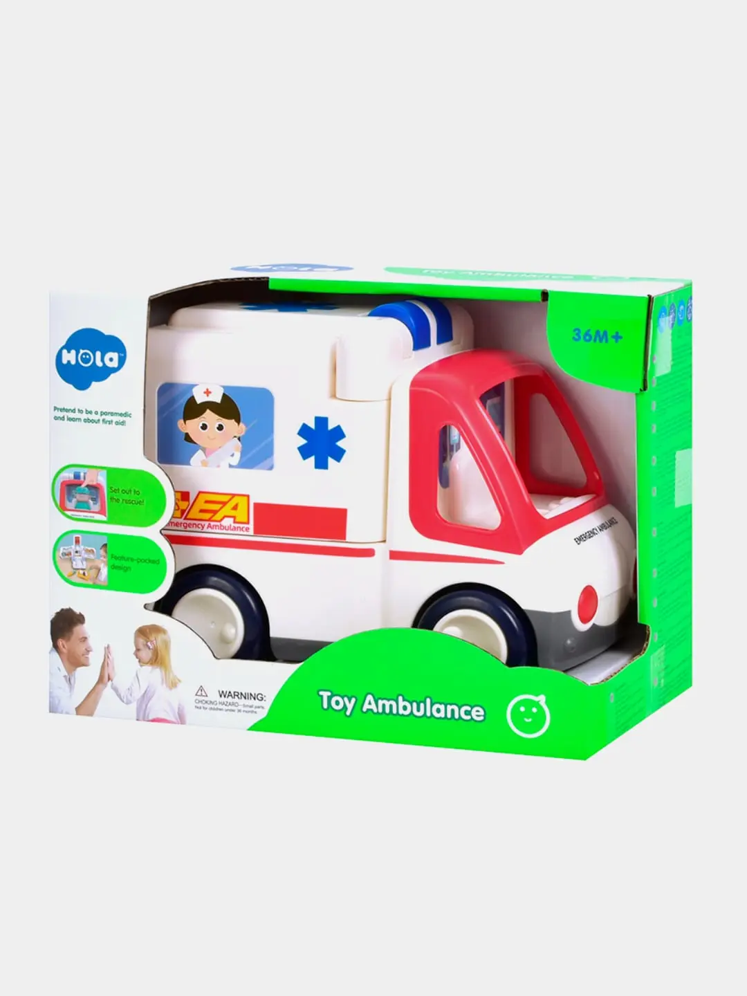 Hola E9997 tibbiyot mashina o'yinchoq medical asboblar 3+ — 2-rasm