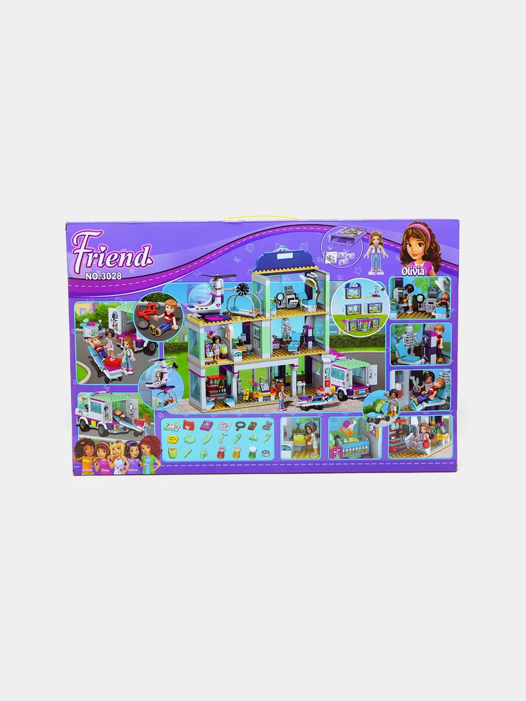 LEGO Friends Hartleyk Siti Klinikasi konstruktori 1091 qism rivojlantiruvchi — 3-rasm