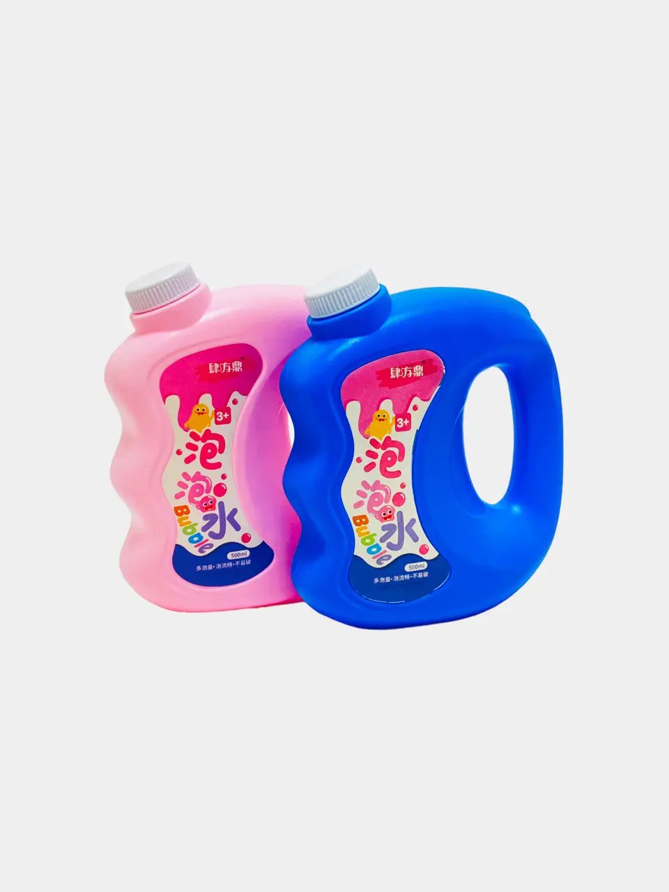Sovunli pufaklar to'plami, 2 ta 500 ml shisha, 3+ yoshli bolalar uchun o'yinchoqlar, Ochiq havoda o'ynash uchun Kod. 10349