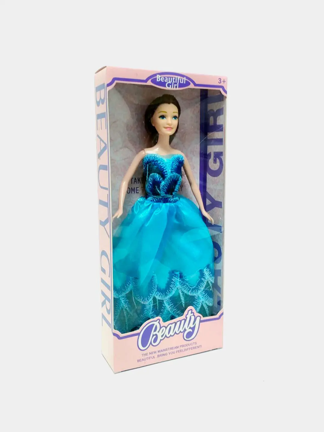 Beauty Girl qo'g'irchog'i, uzun sochli va zamonaviy kiyimda, qizlar uchun sovg'a — 2-rasm