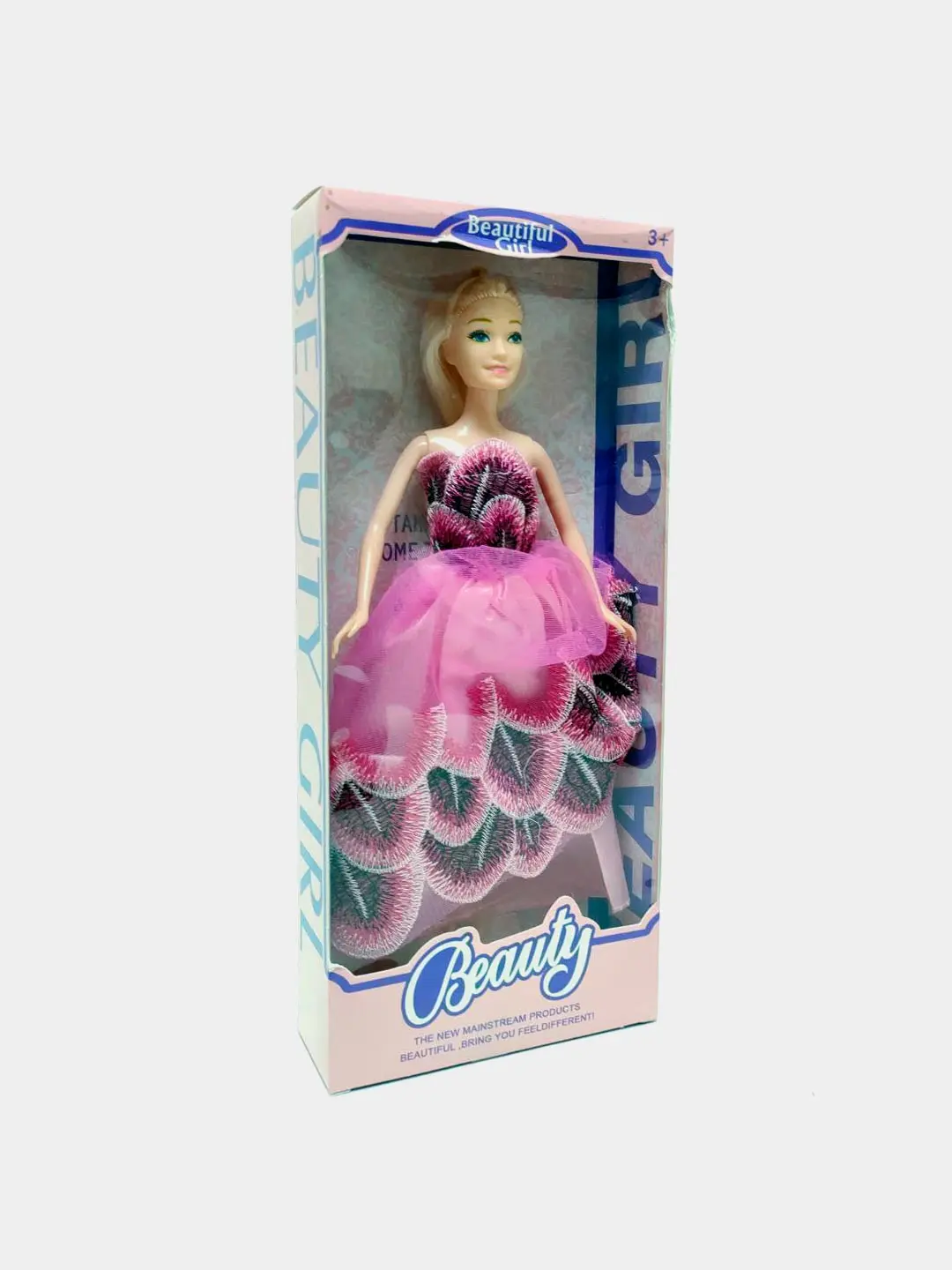 Beauty Girl qo'g'irchog'i, uzun sochli va zamonaviy kiyimda, qizlar uchun sovg'a — 3-rasm